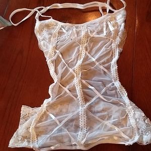 Womans size small/Medium ribbon and lace lingerie